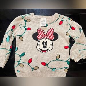 Disney Minnie Mouse Toddler Christmas Sweater